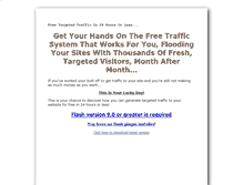 Tablet Screenshot of freewebsitetrafficsystem.com